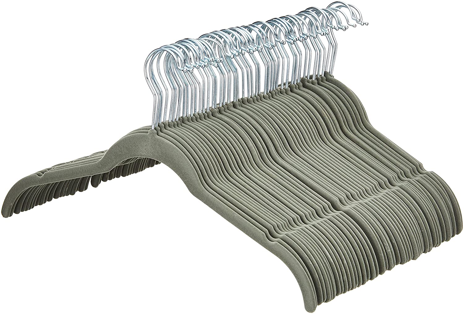 Velvet Shirt Dress Clothes Hangers, 50-Pack Velvet Shirt Dress Clothes Hangers, 50-Pack